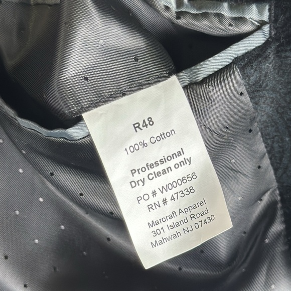 Tommy Hilfiger Velvet Paisley Blazer Sport Coat Evening Wear Lined Cotton Sz 48R - Picture 11 of 14